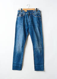 Jeans coupe slim fermeture boutonnée sur le devant taille normale bleu KAPORAL homme