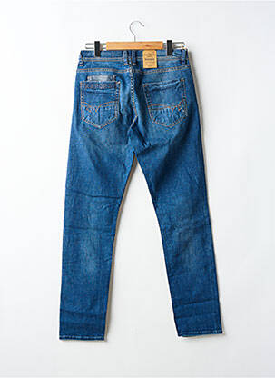 Jeans coupe slim fermeture boutonnée sur le devant taille normale bleu KAPORAL homme