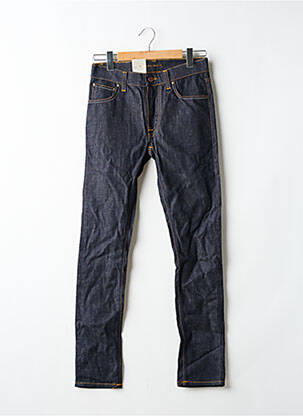 Jeans coupe slim tissage brut taille normale bleu NUDIE JEANS CO homme