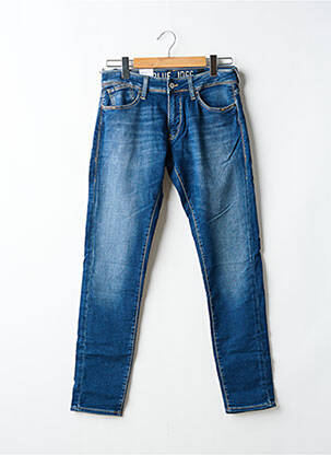Jeans coupe slim stretch taille normale bleu LE TEMPS DES CERISES homme