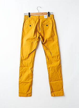 Pantalon chino stretch taille normale jaune DONOVAN homme