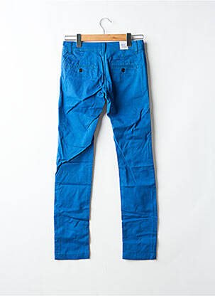 Pantalon chino stretch taille normale bleu DONOVAN homme