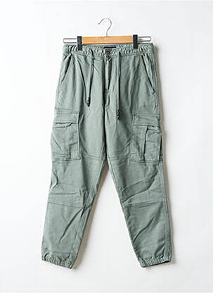 Pantalon cargo taille élastique taille normale vert TEDDY SMITH homme