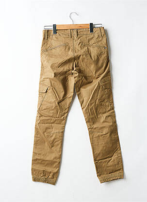 Pantalon cargo resserrée sur le bas taille normale marron TEDDY SMITH homme