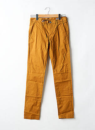 Pantalon chino stretch taille normale jaune TEDDY SMITH homme