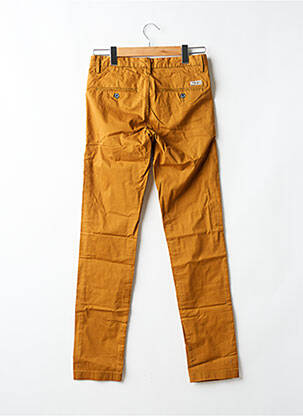 Pantalon chino stretch taille normale jaune TEDDY SMITH homme