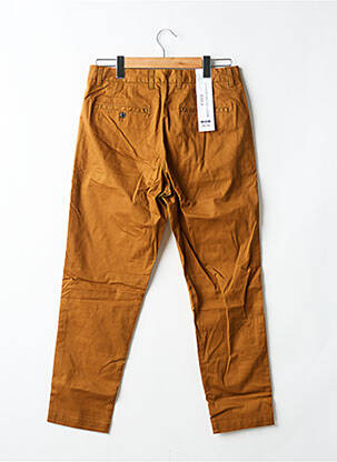 Pantalon chino tissage popeline taille basse jaune SCOTCH & SODA homme
