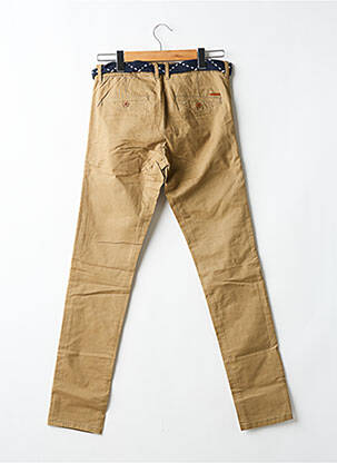 Pantalon chino tissage popeline taille normale vert TEDDY SMITH homme