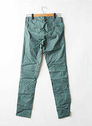 Pantalon chino tissage popeline taille normale vert TEDDY SMITH homme