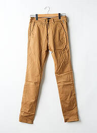 Pantalon chino poches taille normale marron LE TEMPS DES CERISES homme