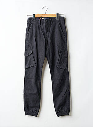 Pantalon cargo resserrée sur le bas taille normale gris TEDDY SMITH homme