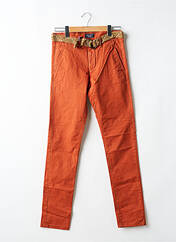 Pantalon chino orange TEDDY SMITH pour homme seconde vue