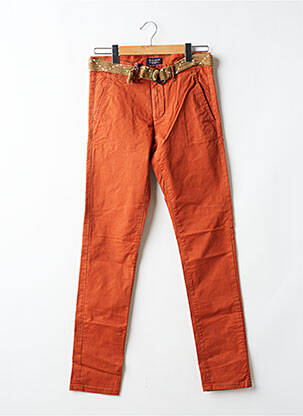 Pantalon chino orange TEDDY SMITH pour homme