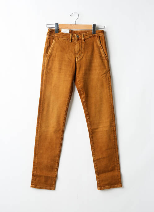 Jeans coupe slim jaune PEPE JEANS pour homme