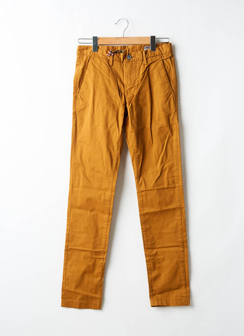 Pantalon chino jaune TEDDY SMITH pour homme