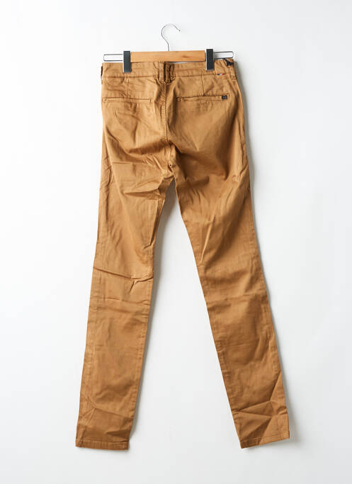 Pantalon chino marron LE TEMPS DES CERISES pour homme