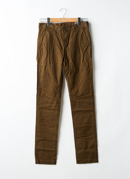 Pantalon chino marron TEDDY SMITH pour homme
