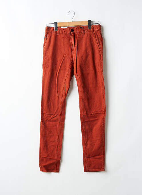 Pantalon chino orange SCOTCH & SODA homme