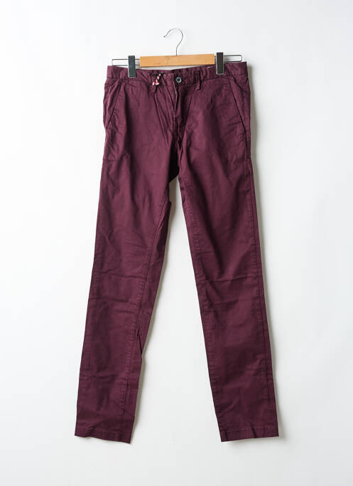 Pantalon chino rouge TEDDY SMITH pour homme
