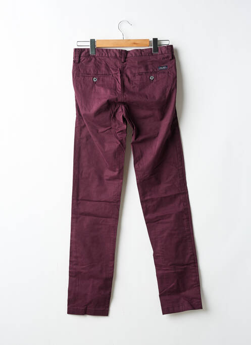 Pantalon chino rouge TEDDY SMITH pour homme