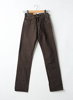 Jeans coupe droite taille normale taille normale marron LEVI'S femme
