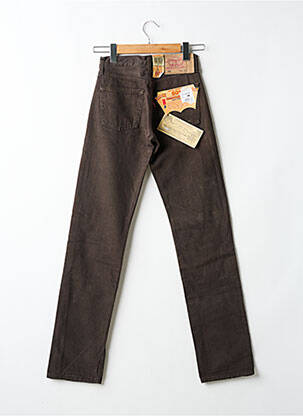 Jeans coupe droite taille normale taille normale marron LEVIS femme
