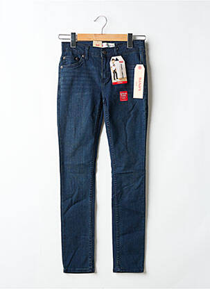Jeans coupe slim stretch taille ajustable bleu LEVI'S garçon