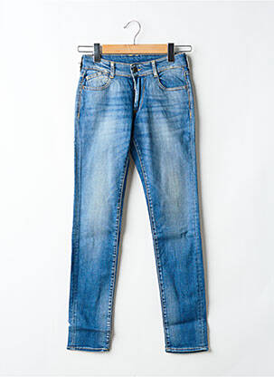 Jeans coupe slim stretch taille ajustable bleu LE TEMPS DES CERISES garçon