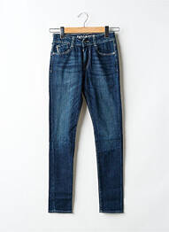 Jeans coupe slim stretch bleu LE TEMPS DES CERISES garcon