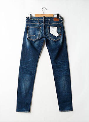 Jeans coupe slim fermeture boutonnée sur le devant taille normale bleu LE TEMPS DES CERISES homme