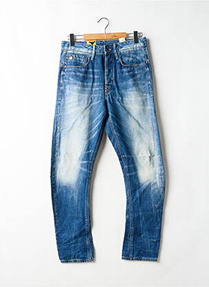 Jean coupe mom fermeture boutonnée sur le devant taille haute bleu G STAR homme