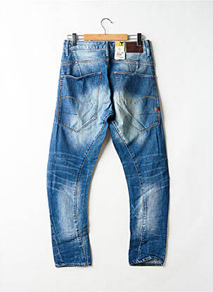 Jean coupe mom fermeture boutonnée sur le devant taille haute bleu G STAR homme