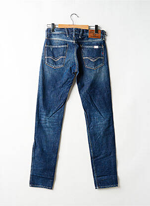Jeans coupe slim stretch taille normale bleu REPLAY homme