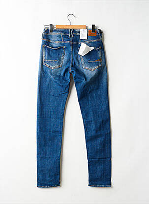Jeans coupe slim fermeture boutonnée sur le devant taille normale bleu LE TEMPS DES CERISES homme