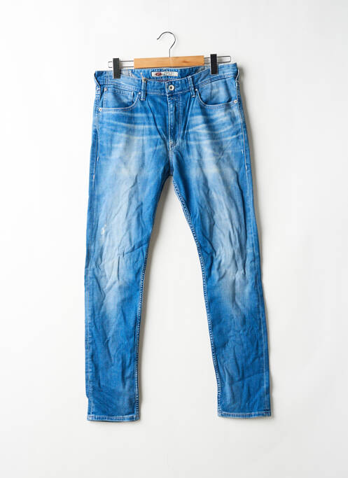 Jeans coupe slim stretch taille normale bleu TEDDY SMITH homme