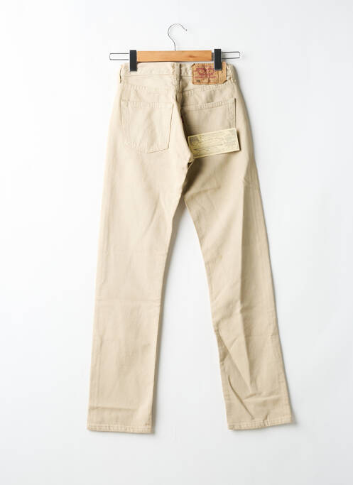 Jeans coupe droite beige LEVIS pour femme