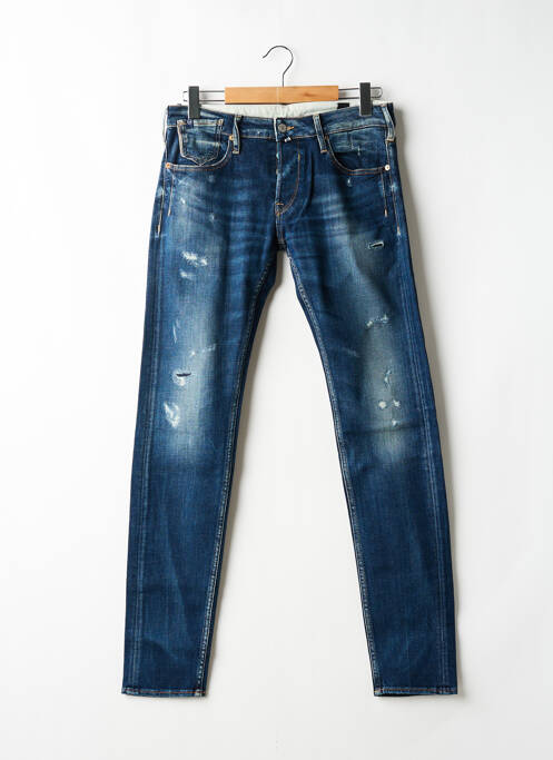 Jeans coupe slim bleu LE TEMPS DES CERISES pour homme