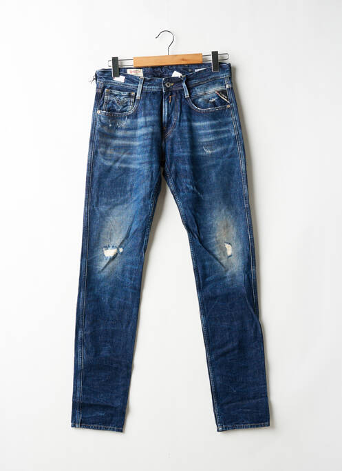 Jeans coupe slim bleu REPLAY pour homme