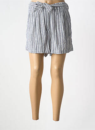 Short fermeture zippée sous rabat boutonné blanc TEDDY SMITH femme