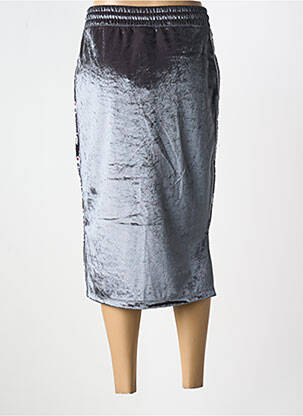 Jupe mi-longue coupe droite gris CHAMPION femme