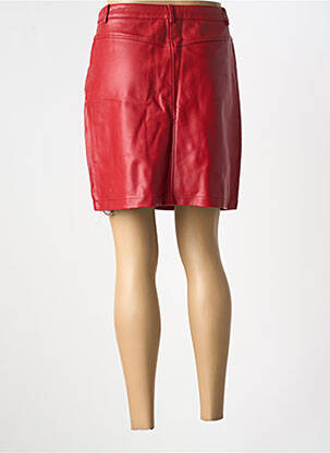 Jupe courte coupe droite rouge MOLLY BRACKEN femme