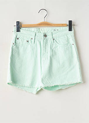 Short fermeture zippée sous rabat boutonné bleu TEDDY SMITH femme