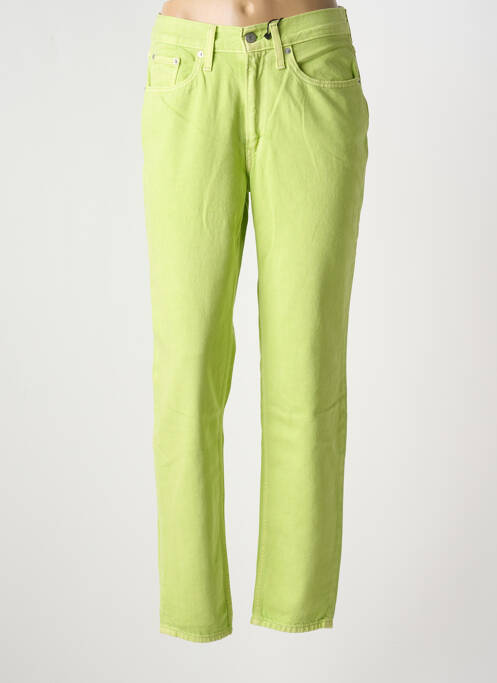 Pantalon droit vert LEVIS pour femme