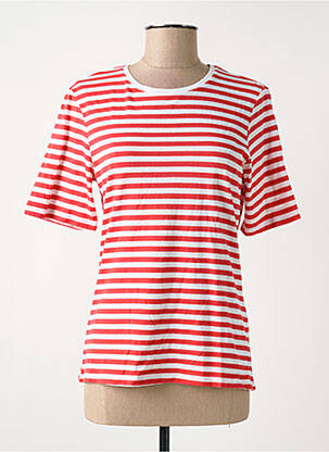 T-shirt coupe cintrée manches courtes rouge NA-KD femme