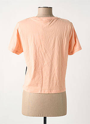 T-shirt sérigraphie manches courtes rose FILA femme