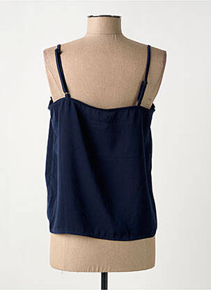 Top manches bretelles ajustables fines bretelles bleu GRACE & MILA femme
