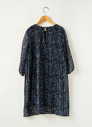 Robe mi-longue doublure manches longues bleu TEDDY SMITH fille
