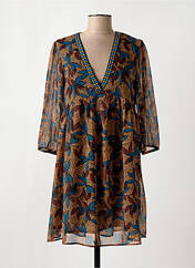 Robe mi-longue marron TEDDY SMITH pour femme seconde vue