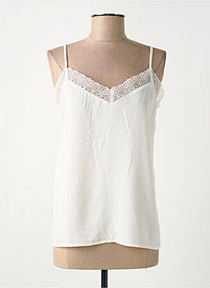 Top blanc GRACE & MILA pour femme