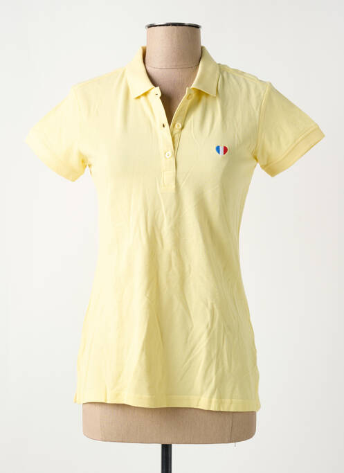 Polo jaune TEDDY SMITH pour femme